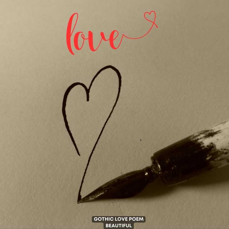 New Professional gothic love poem Beautiful Line 4 gothic love poem4