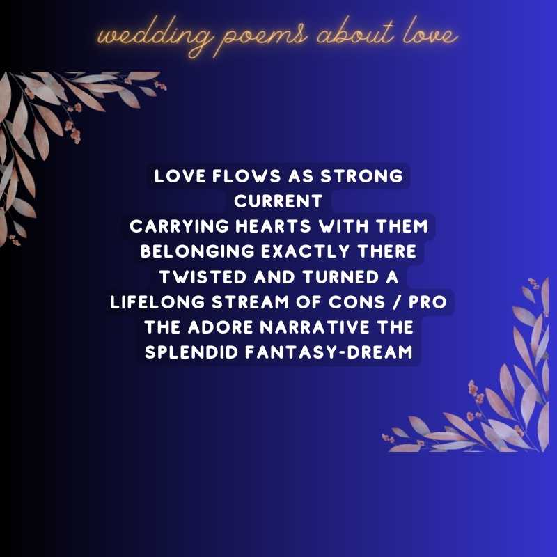 wedding poems about love english10