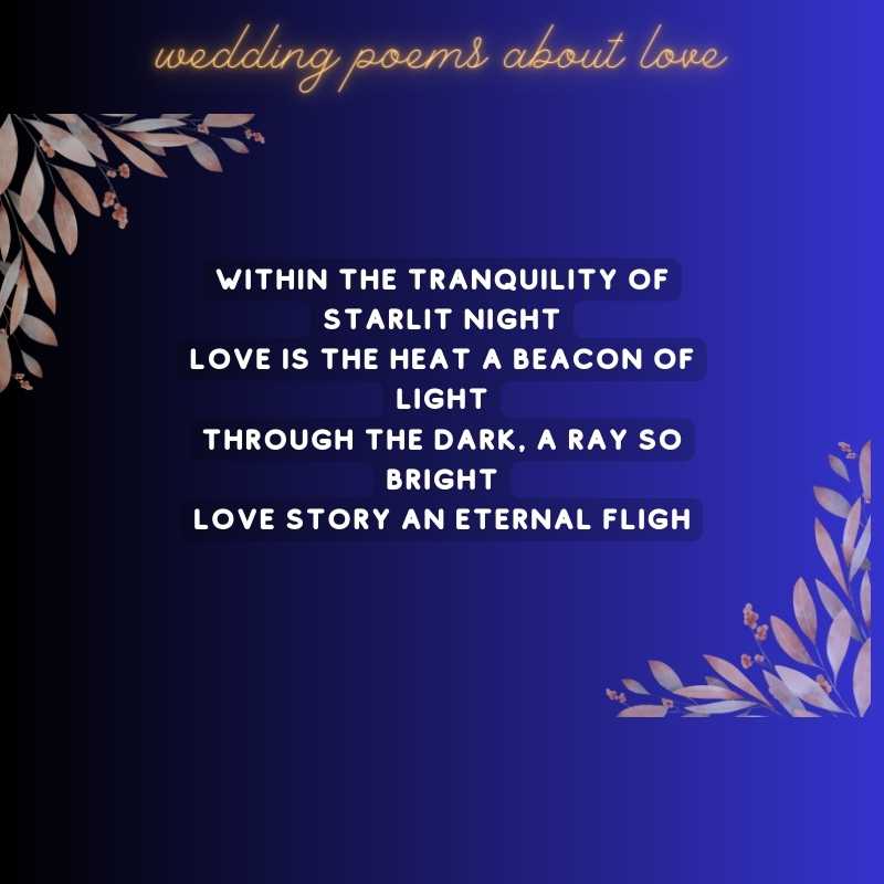 wedding poems about love english13