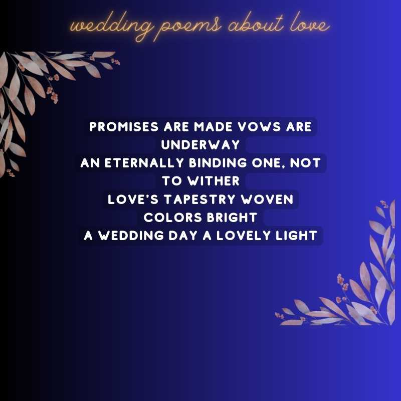 wedding poems about love english2