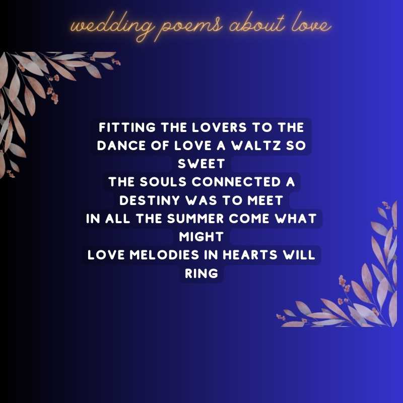 wedding poems about love english3