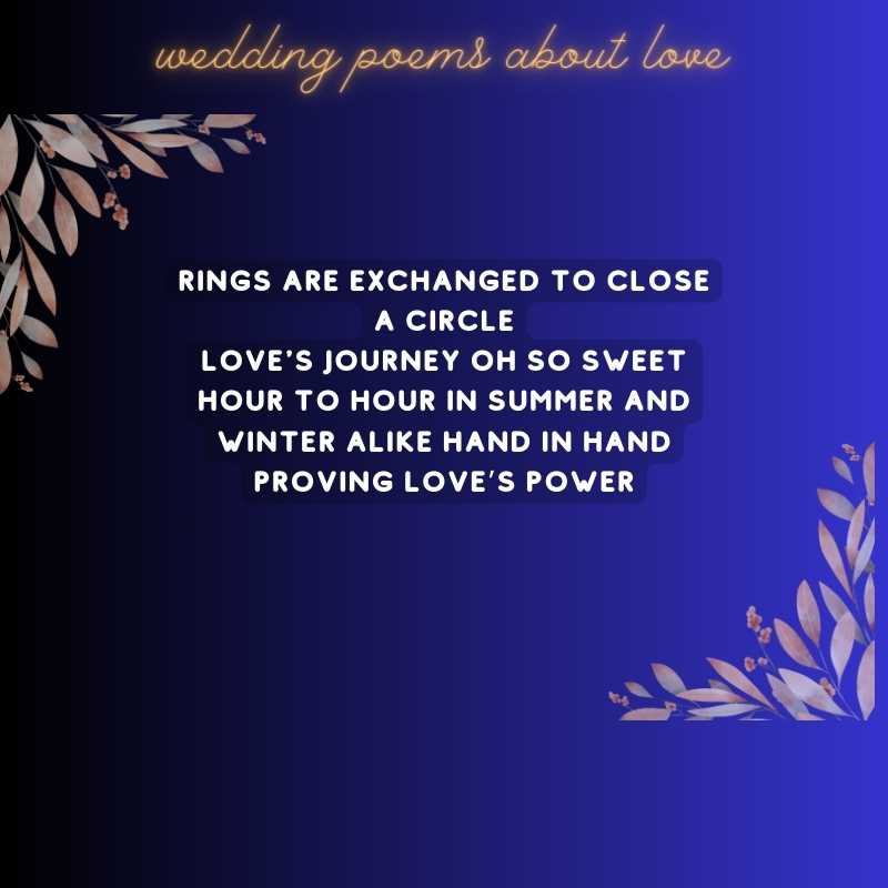 wedding poems about love english7